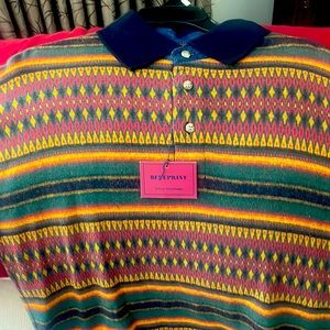 Mens long sleeve polo